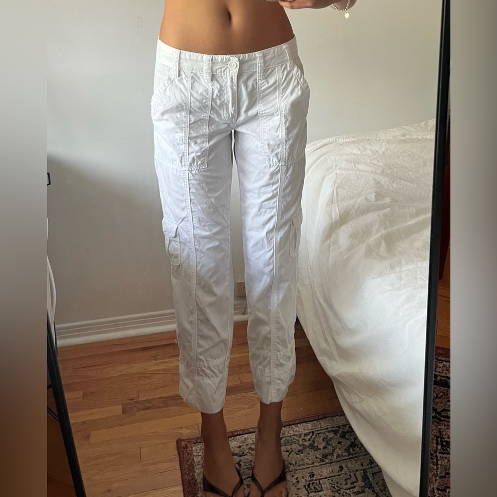 Calvin Klein Jeans White Cropped Pants